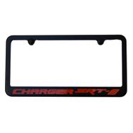 Dodge Charger SRT8 Go ManGo Satin-Black License Plate Frame