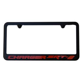 Dodge Charger SRT8 Go ManGo Satin-Black License Plate Frame