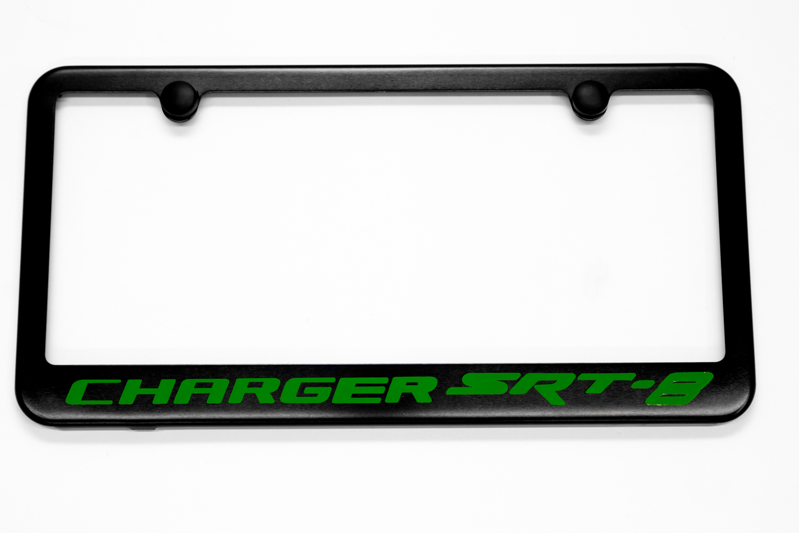 Dodge Charger SRT8 Go ManGo SatinBlack License Plate Frame