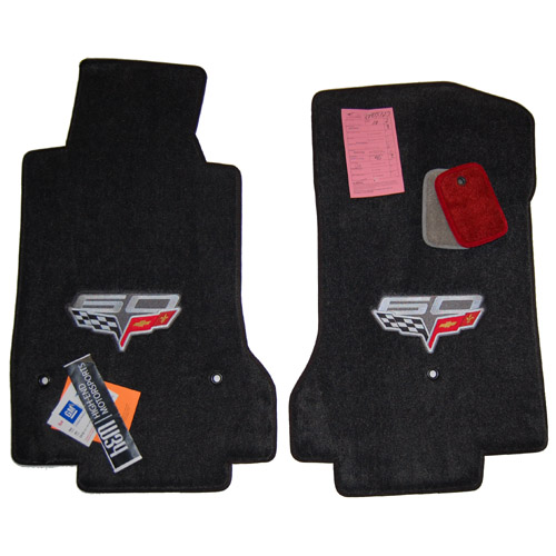 2013 Chevrolet Corvette C6 60th Anniversary Floor Mat Set Premium Upgrade