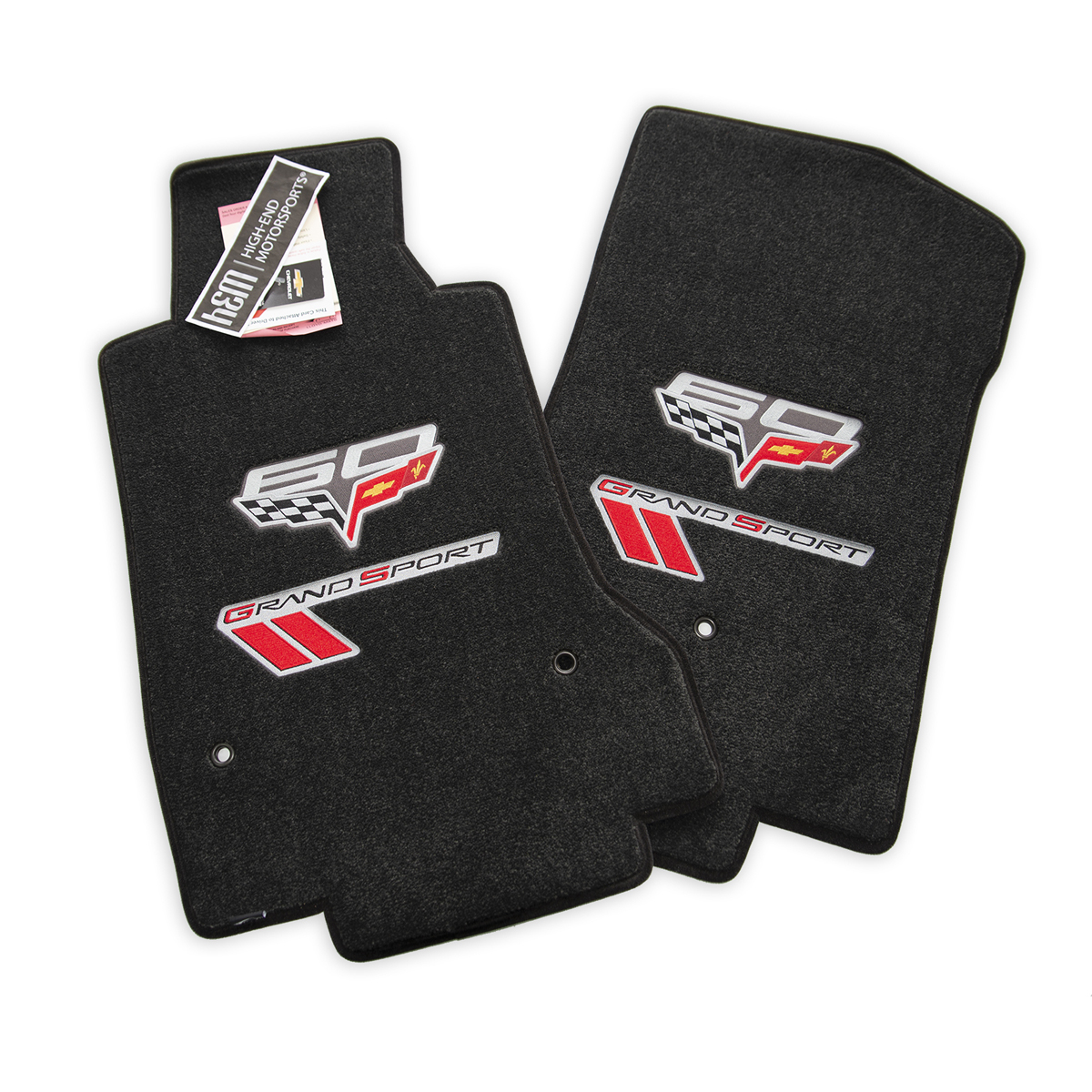 2013 Chevrolet Corvette C6 60th Anniversary Floor Mat Set Premium Upgrade