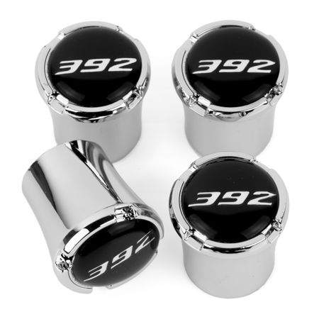 392 Chrome Tire Valve Caps