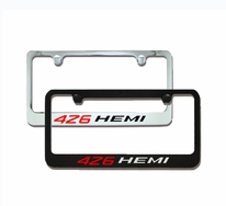 426 HEMI Engraved License Plate Frame