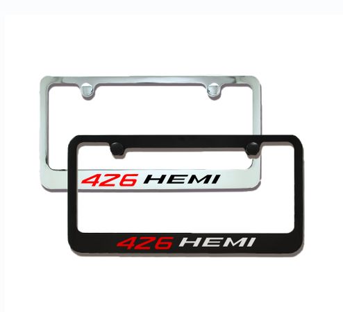 426 HEMI Engraved License Plate Frame