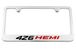 426 HEMI Engraved License Plate Frame