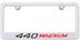 440 Magnum Engraved License Plate Frame