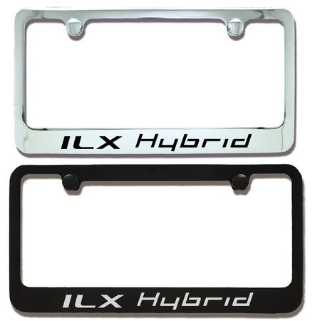 Acura ILX Hybrid Engraved License Plate Frame