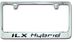 Acura ILX Hybrid Engraved License Plate Frame