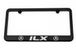 Acura ILX Satin Black License Plate Frame - Engraved