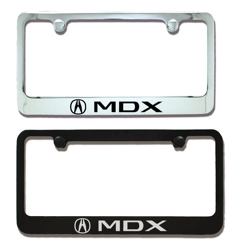 Acura MDX Engraved License Plate Frame