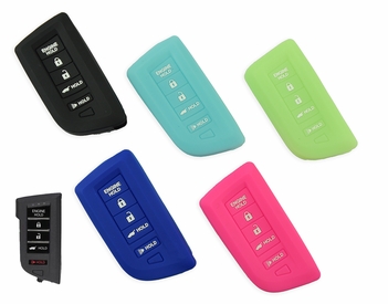 Pair(2), Acura MDX Solid Silicone Rubber Remote Keyless Cover With Remote Start 2022-2026