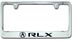 Acura RLX Engraved License Plate Frame