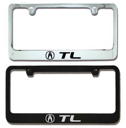 Acura TL Engraved License Plate Frame