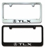 Acura TLX Logo In UV LED Printed On Black Metal License Plate Frame - Foto 10