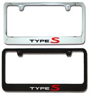 Acura Type S Engraved License Plate Frame
