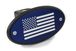 American Flag Blue Receiver Hitch Cover