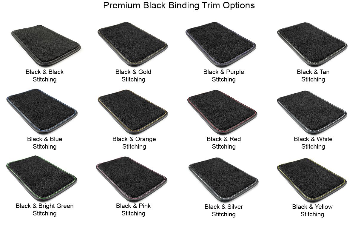 thumbnail image 2 of Premium Velour Carpet Car Mats For Audi R8 42 (2007-2015) - OEM Quality, Black, Pair 2 of 4