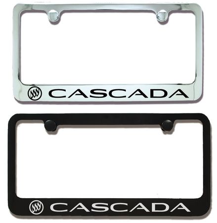Buick Cascada Engraved License Plate Frame