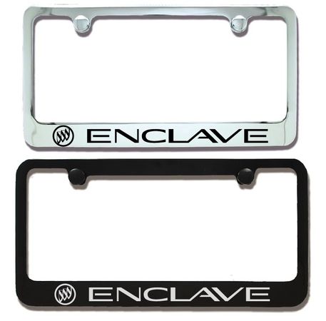 Buick Enclave Engraved License Plate Frame