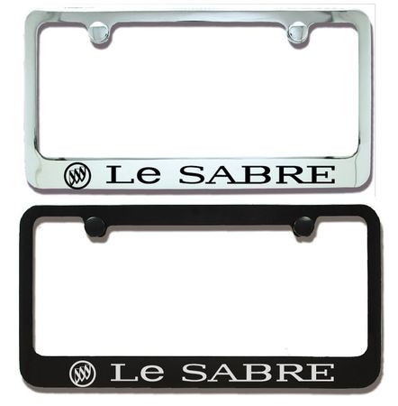 Buick Le Sabre Engraved License Plate Frame
