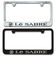 Buick Le Sabre Engraved License Plate Frame