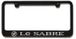 Buick Le Sabre Engraved License Plate Frame