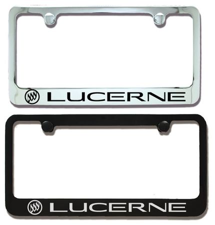 Buick Lucerne Engraved License Plate Frame