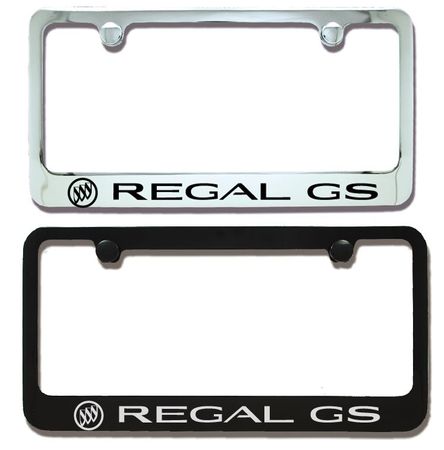 Buick Regal GS Engraved License Plate Frame