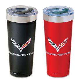 C7 Corvette Polar Tumbler With Flag Logos C7 Corvette Polar Tumbler With Flag Logos