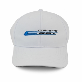 C8 Corvette White E-Ray Hat