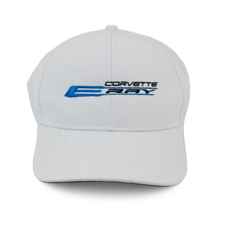 C8 Corvette White E-Ray Hat
