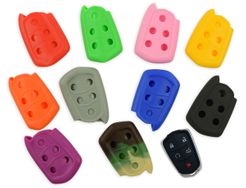 Pair(2), Cadillac ATS ATS-V  Silicone Rubber Remote Keyless Cover 2015-2019