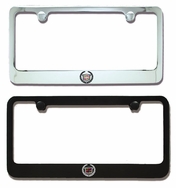 Cadillac Crest and Wreath Engraved License Plate Frame