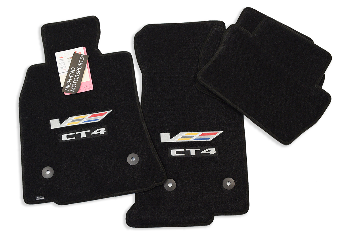 Cadillac CT4 CT4V Blackwing Floor Mats Premium Upgrade