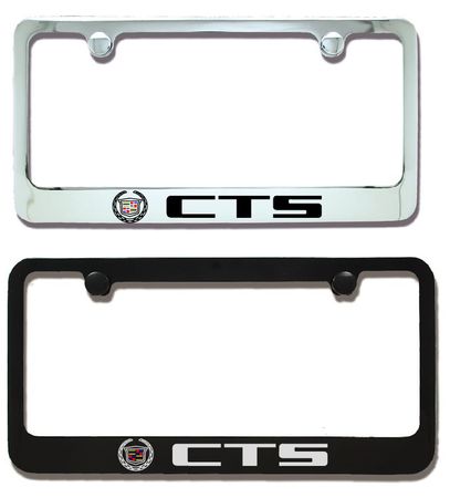 Cadillac CTS Engraved License Plate Frame