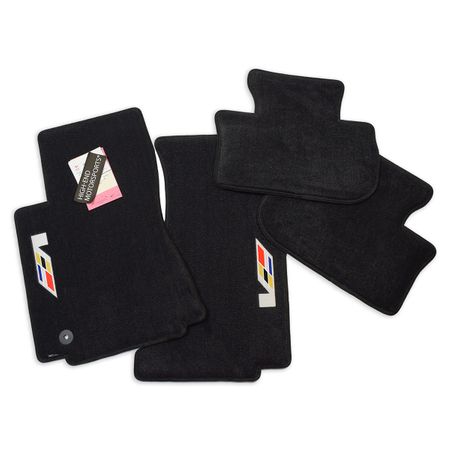 Cadillac CTS-V Sedan Ebony Floor Mats - Premium Upgrade