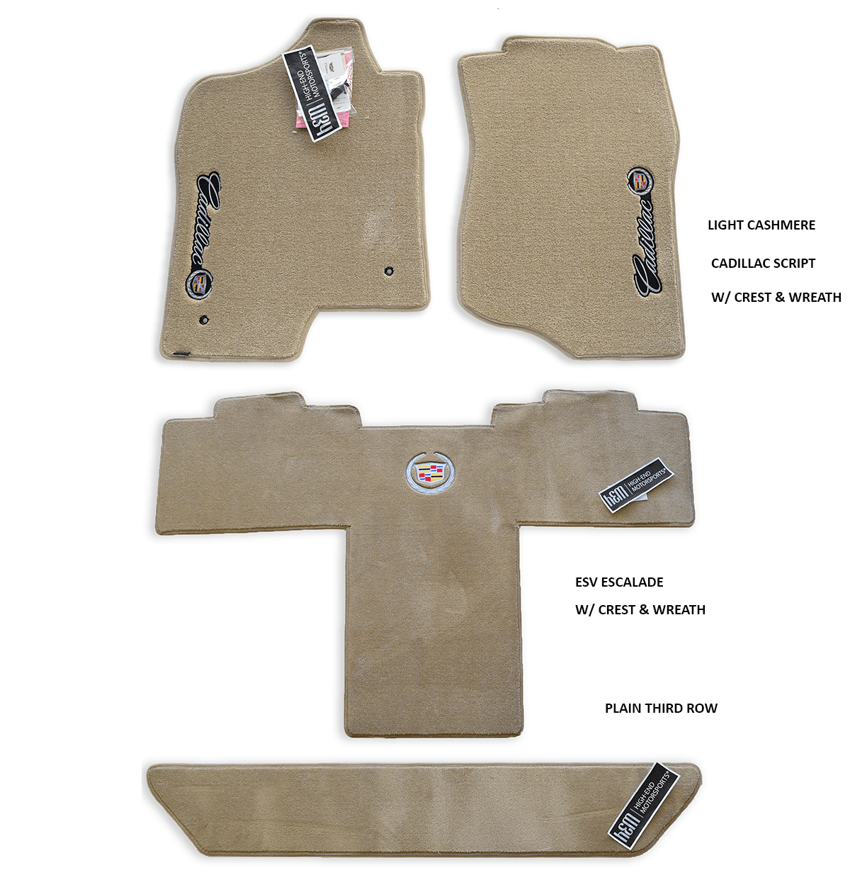 Cadillac Escalade Floor Mats 2002 2014