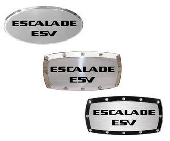 Cadillac Escalade ESV Engraved Hitch Receiver Cover