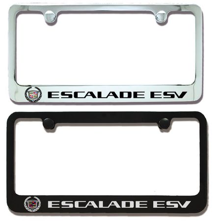 Cadillac Escalade ESV Engraved License Plate Frame