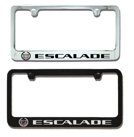Cadillac Escalade Engraved License Plate Frame