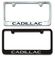 Cadillac Gothic Engraved License Plate Frame A Classic Meets Modern