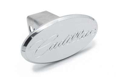 Cadillac Script Engraved Hitch Receiver Cover