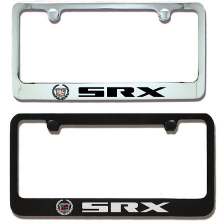 Cadillac SRX Engraved License Plate Frame