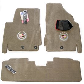 Cadillac SRX Floor Mats Set - Tan - Premium Upgrade
