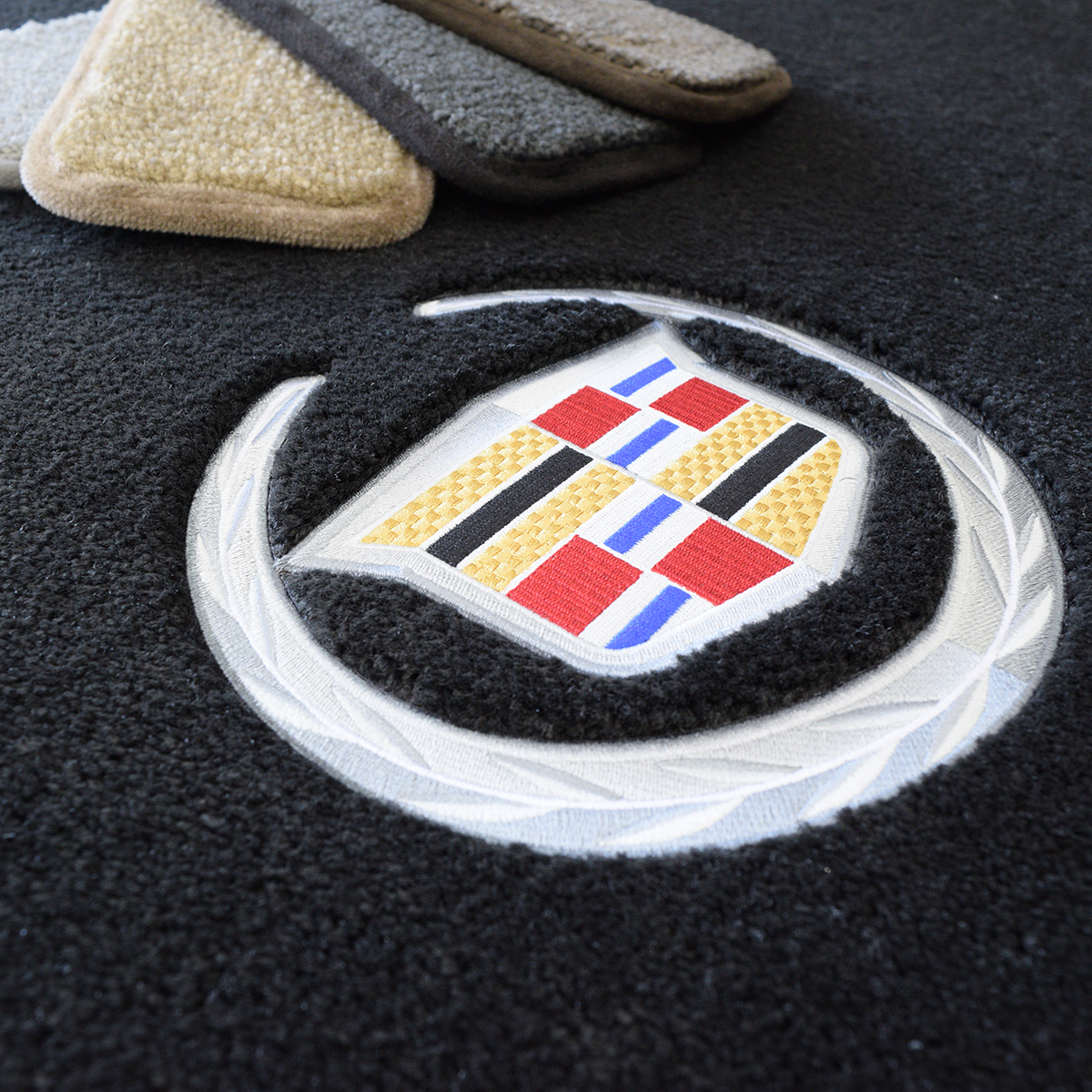 Cadillac SRX Floor Mats Tan Premium Upgrade