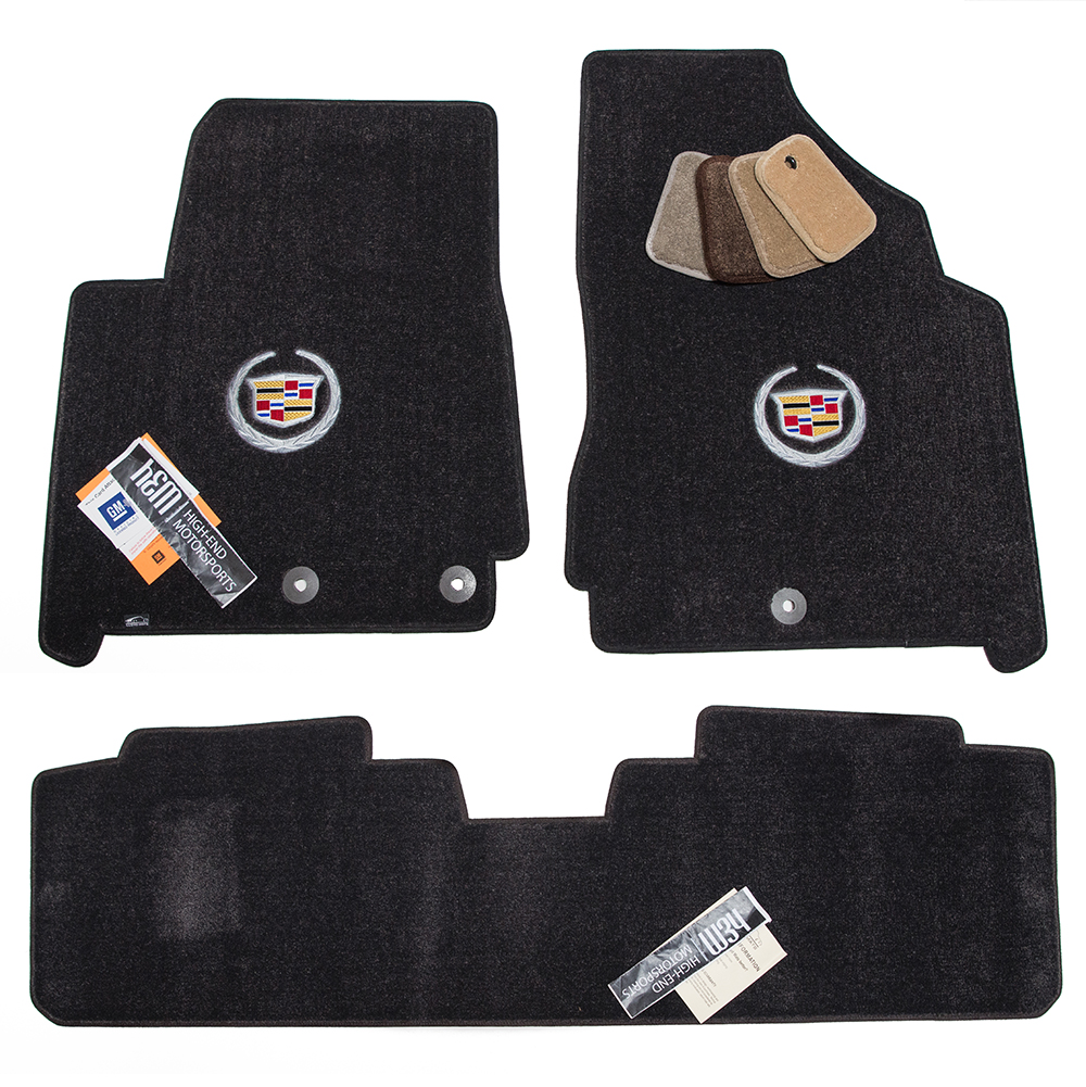Cadillac SRX Floor Mats Tan Premium Upgrade