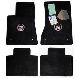 Cadillac STS Ebony Floor Mats - Premium Upgrade