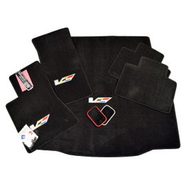 Cadillac STS-V Ebony Floor Mats & Trunk Mat Set  - Premium Upgrade