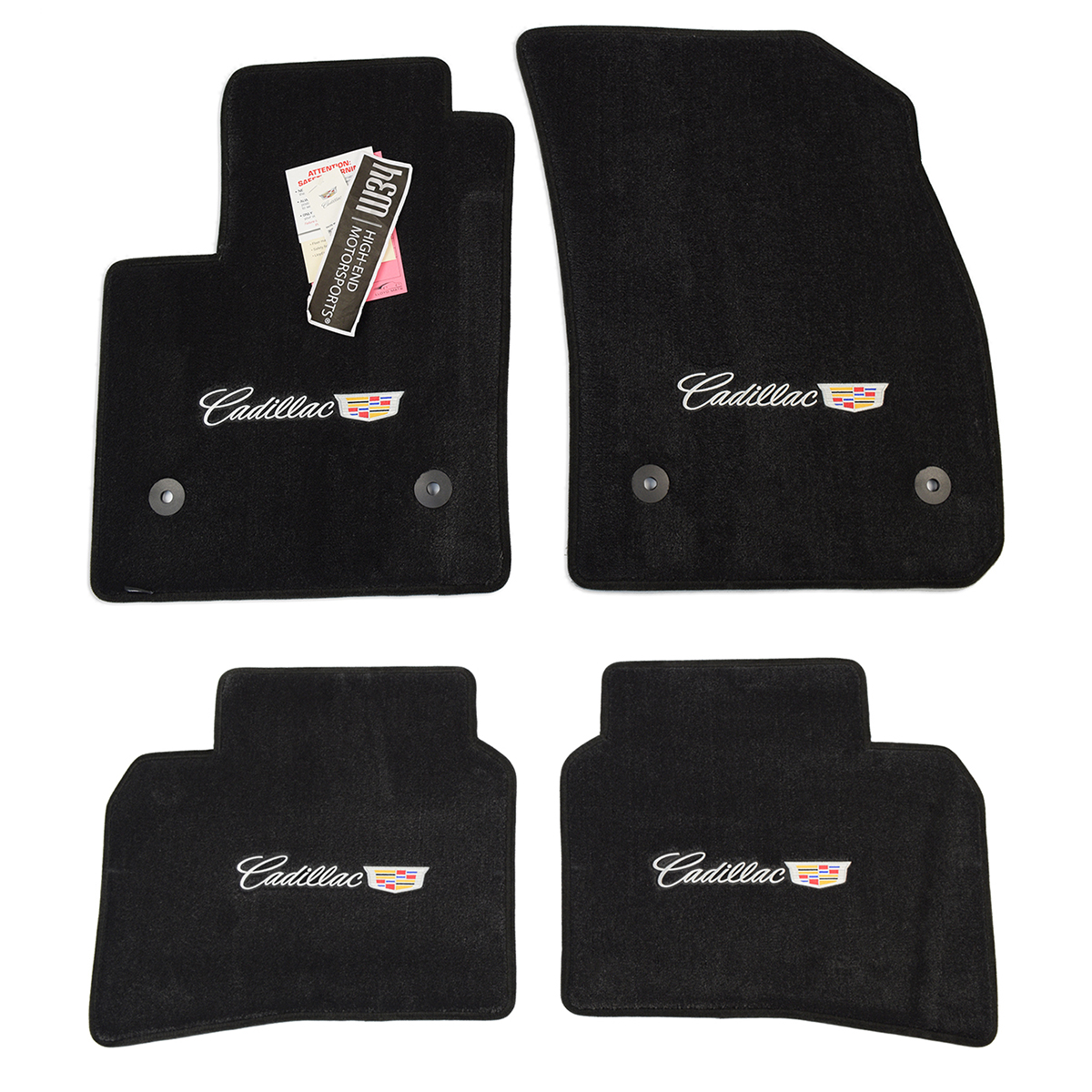 thumbnail image 2 of Custom Cadillac Allante Lloyd Velourtex Logo Floor Mats – Choose Your Carpet Color 2 of 3