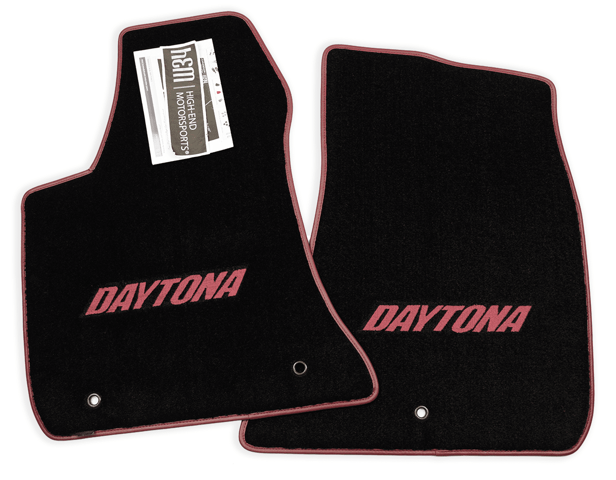 Dodge Charger Daytona Floor Mats Premium Upgrade